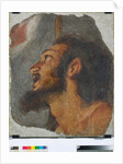 Head of St. John the Baptist Fragment of detached fresco, 1622 by Bernardo Strozzi