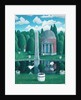Temple, Chiswick House Gardens, 1989 by Larry Smart
