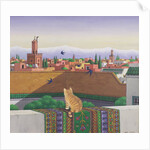 Rooftops in Marrakesh, 1989 by Larry Smart