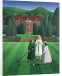 The Croquet Match, 1986 by Larry Smart