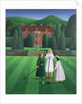 The Croquet Match, 1986 by Larry Smart