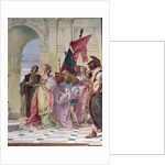 The Magnanimity of Scipio, detail by Giovanni Battista (1696-1770) Tiepolo