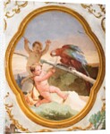 Putti with a Parrot by Giandomenico Tiepolo