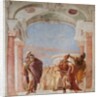 Minerva Restraining Achilles from Killing Agamemnon by Giovanni Battista (1696-1770) Tiepolo