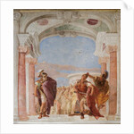 Minerva Restraining Achilles from Killing Agamemnon by Giovanni Battista (1696-1770) Tiepolo
