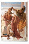 Detail of Minerva Restraining Achilles from Killing Agamemnon by Giovanni Battista (1696-1770) Tiepolo