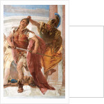 Detail of Minerva Restraining Achilles from Killing Agamemnon by Giovanni Battista (1696-1770) Tiepolo