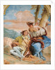 Angelica Carving Medoro's Name into a Tree by Giovanni Battista (1696-1770) Tiepolo