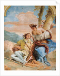 Angelica Carving Medoro's Name into a Tree by Giovanni Battista (1696-1770) Tiepolo