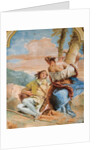 Angelica Carving Medoro's Name into a Tree by Giovanni Battista (1696-1770) Tiepolo