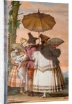 Detail from The Summer Walk by Giandomenico (1727-1804) Tiepolo