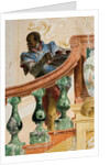 Moorish Servant Holding a Tray by Giandomenico (1727-1804) Tiepolo