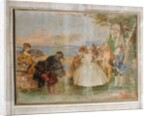 Minuet with Pantaloon and Colombine by Giandomenico (1727-1804) Tiepolo