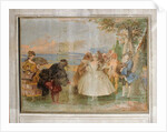 Minuet with Pantaloon and Colombine by Giandomenico (1727-1804) Tiepolo