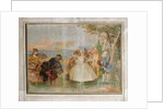 Minuet with Pantaloon and Colombine by Giandomenico (1727-1804) Tiepolo