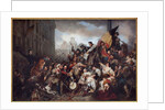 The Belgian Revolution of 1830, 1835 by Gustave or Gustaaf Wappers
