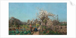 The Garden in Spring, 1885 by Adrien Louis Demont