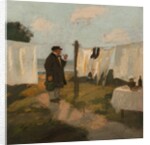 Der Bleichwiese, The Wash Meadow, 1915 by Adolf Hengeler