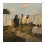 Der Bleichwiese, The Wash Meadow, 1915 by Adolf Hengeler