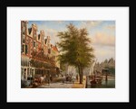 View of the Leidsegracht and Herengracht, Amsterdam by Johannes Franciscus Spohler