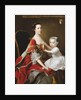 Portrait of Catherine Compton Countess of Egmont and her Eldest Son Charles Perceval 1758 by Thomas Hudson