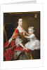 Portrait of Catherine Compton Countess of Egmont and her Eldest Son Charles Perceval 1758 by Thomas Hudson