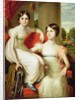 Portrait of Lady Caroline Augusta and Lady Henrietta Pelham-Clinton by Thomas Barber