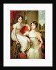 Portrait of Lady Caroline Augusta and Lady Henrietta Pelham-Clinton by Thomas Barber