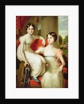 Portrait of Lady Caroline Augusta and Lady Henrietta Pelham-Clinton by Thomas Barber