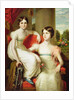 Portrait of Lady Caroline Augusta and Lady Henrietta Pelham-Clinton by Thomas Barber