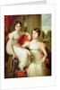Portrait of Lady Caroline Augusta and Lady Henrietta Pelham-Clinton by Thomas Barber