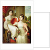 Portrait of Lady Caroline Augusta and Lady Henrietta Pelham-Clinton by Thomas Barber