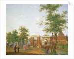 View of the Zylpoort, Harlem, 1780 by Isaak Ouwater