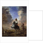 Equestrian Portrait of a Man with a Page by Thomas de Keyser