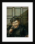 A Boy Looking through a Casement Window by Flemish School