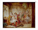Backstage at the Theatre Royal, possibly depicting Ira Frederick Aldridge rehearsing Othello, 1862 by Abraham Solomon