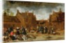 A Marketplace in Winter, 1653 by Sybrandt van Beest