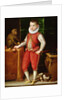 Portrait of a Young Nobleman with a Monkey and a Dog, c.1615 by Flemish School