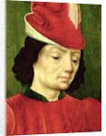 Portrait of a Young Man by (fl.c.1483-c.1529) (after) Master of Moulins