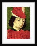 Portrait of a Young Man by (fl.c.1483-c.1529) (after) Master of Moulins