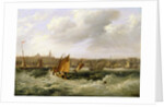 Liverpool, Lancashire from the River Mersey and New Brighton, 1838 by Frederick Calvert
