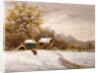 Gypsy Caravans in the Snow by Leila K. Williamson
