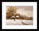 Gypsy Caravans in the Snow by Leila K. Williamson