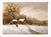 Gypsy Caravans in the Snow by Leila K. Williamson