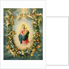 The Madonna and Child in a Floral Garland by Jan & Balen Hendrik van Brueghel
