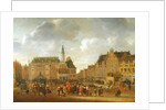 The Announcement of the Peace Treaty of Munster in 1648 from the Balcony of the Town Hall of Haarlem by Gillis Rombouts