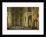 The Interior of a Renaissance Cathedral by Candlelight by Anthonie de Lorme