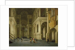 The Interior of a Renaissance Cathedral by Candlelight by Anthonie de Lorme