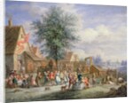 A Kermesse on St. George's Day by Angel-Alexio Michaut
