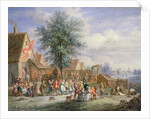 A Kermesse on St. George's Day by Angel-Alexio Michaut